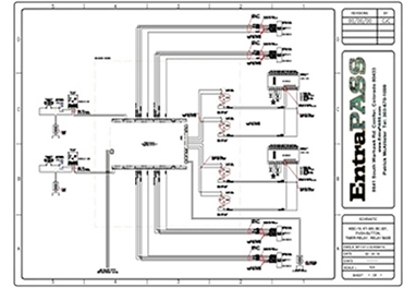 AutoCAD Schematic - Click to Enlarge