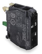 Contact Block, Normally Opened Contacts 1, 22 Mm, 600vac @ 1.2a, 240vac @ 3a, 120vac @ 6a