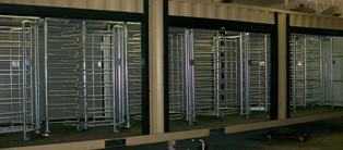 Modular Turnstile Buildings - Modified Cargo Containers with Turnstiles & Access Control